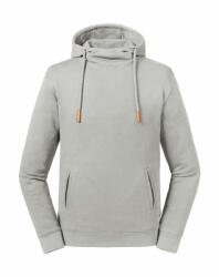 Russell Női kapucnis hosszú ujjú organikus pulóver Russell Europe Pure Organic High Collar Hooded Sweat L, Kő kék