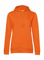 B&C Collection Női kapucnis hosszú ujjú organikus pulóver B and C Organic Hooded /women S, Narancssárga