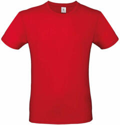 B and C Csomag akciós póló (minimum 3 db) Férfi rövid ujjú póló B&C #E150 T-Shirt -3XL, Piros