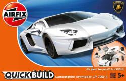 Airfix Mașină Quick Build J6019 - Lamborghini Aventador - alb (30-J6019)