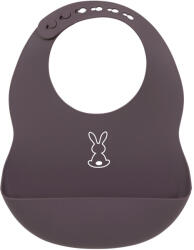 Nattou előke szilikon padlizsán - babamarket