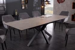 LuxD Design étkezőasztal Age 180-225 cm kerámia beton