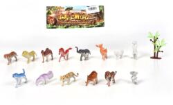 Magic Toys Műanyag állatfigurák 14db-os szett (MKL490226)
