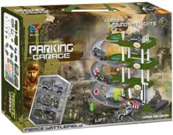 Magic Toys 3-emeletes parkolóház katonai járművekkel, fénnyel és hanggal (MKL383882) - innotechshop
