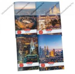  City - Herlitz Budapest kockás füzet, A4/87-32 (H_09542457_2021)