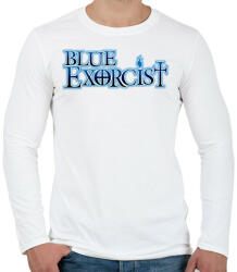 printfashion Blue Exorcist - Férfi hosszú ujjú póló - Fehér (2859924)