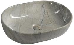 SAPHO Dalma 59x42 cm grey marble (MM413)