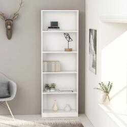 vidaXL Bibliotecă cu 5 rafturi, alb, 60x24x175 cm, PAL (800882) Biblioteca