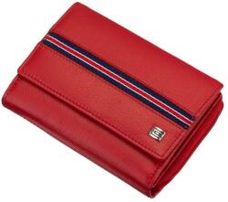 Choice női selyemfényű piros bőr pénztárca (CH-526060-003)