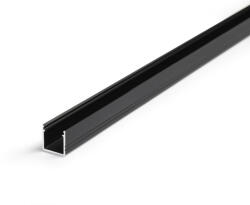 Topmet Smart10 alumínium LED U-profil, fekete (előlap: A, C2) - C2020021 - szálban (C2020021)