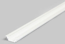 Topmet Groove10 süllyesztett alumínium LED profil, fehér (előlap: B, C) - 76210001 - szálban (76210001)