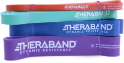 TheraBand Dynamic Resistance Powerband, teljes csomag (4 db-os, narancssárga, zöld, kék és lila)