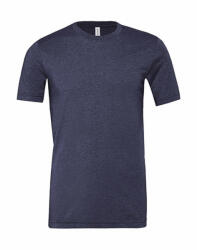 Bella Canvas Uniszex rövid ujjú póló Bella Canvas Unisex Heather CVC Short Sleeve Tee XL, Heather Sötétkék