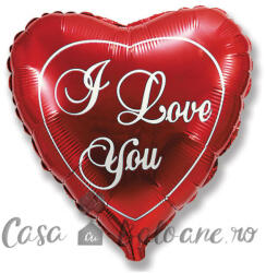 Flexmetal Baloane Folie Inima I Love You 45 cm
