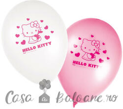 Globos Europe BV Set Baloane Latex Hello Kitty