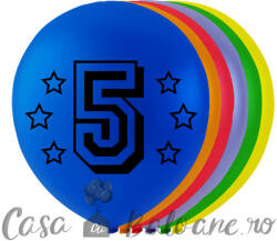 Globos Europe BV Set Baloane Latex Cifra 5