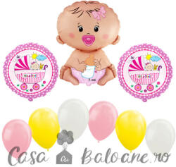 Flexmetal, Globos Europe BV Set Baloane Nou Nascut It? s a girl N4