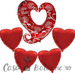 Flexmetal Set Baloane Love Valentine? s day Fete N5