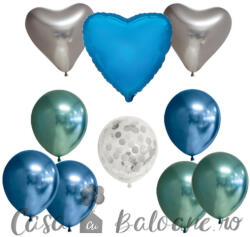 Flexmetal, Globos Nordic Set Baloane Botez Baieti N4