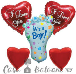 Flexmetal Set Baloane Nou Nascut It? s a boy N6
