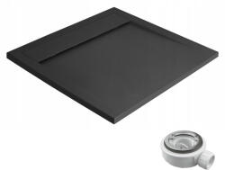 Radaway Teos C műmárvány zuhanytálca 100x100 antracit (HTC100100-64) (HTC100100-64)