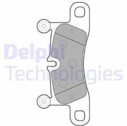 DELPHI set placute frana, frana disc DELPHI LP2233 (LP2233)
