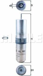 MAHLE filtru combustibil MAHLE KL 983D (KL 983D) - automobilus