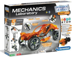 Clementoni Science & Play Mechanikus műhely - Narancssárga autó játékszett (50313)