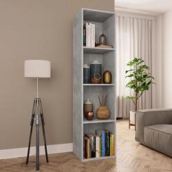 vidaXL Bibliotecă/Comodă TV, gri beton, 36x30x143 cm, PAL (800148) Biblioteca