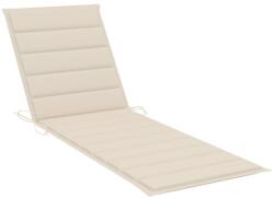vidaXL Pernă de șezlong, crem, 200x70x3 cm, textil oxford (314220)