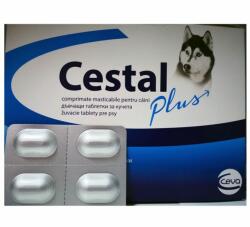  Ceva Sante Cestal Dog Plus Chew Flavour, 4 tablete