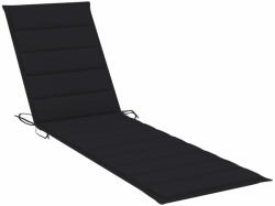 vidaXL Pernă de șezlong, negru, 200x50x3 cm, textil oxford (314195)