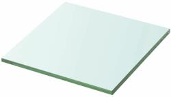 vidaXL Raft din sticlă transparentă 20 x 20 cm (243804) Raft