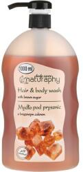 Naturaphy Șampon-gel de duș, cu zahăr brun - Naturaphy 1000 ml