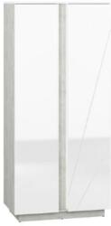 WIPMEB Lumens 01 szekrény beton/fehér fényes - sprintbutor