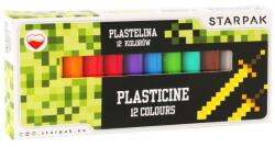Starpak 12 darabos színes gyurmaszett - Pixel Game