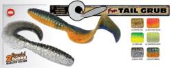 Rapture Fun Tail Grub 8.5cm red flame yelow plasztik csali (188-00-782)