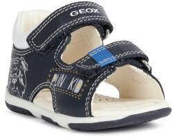 GEOX Sandale Geox Tapuz Nappa Canvas Boy Navy White