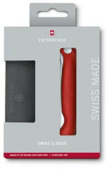 Victorinox Set cutit bucatarie pliabil lama zimtata 11 cm, rosu si mini tocator Victorinox - 6.7191. F1 (6.7191.F1)