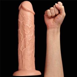 Lovetoy Realistic Long Vibrating Dildo 11"