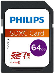 Philips SDXC 64GB C10/UHS-I/U1 FM64SD55B/00