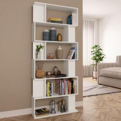vidaXL Bibliotecă/Separator cameră, alb, 80x24x192 cm, PAL (800090) Biblioteca