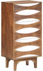 vidaXL Scrin cu sertare, 43, 5 x 35 x 90 cm, lemn masiv de acacia (323542) Comoda