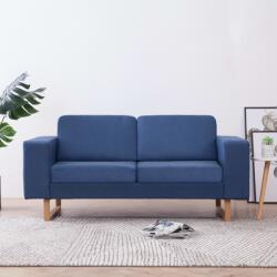 vidaXL Canapea cu 2 locuri, albastru, material textil (281385) Canapea