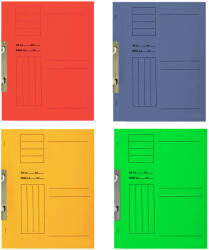 PAPERLAND Dosar carton colorat pentru incopciat coperta 1/1, 300 g/mp, PAPERLAND, 50 buc/set
