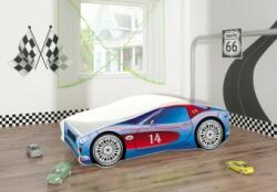 MyKids Pat Tineret Pentru Copii Race Car 02 Blue-160x80 (00070443)