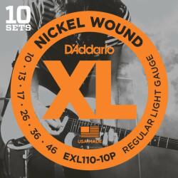 D'Addario EXL110-10P Elektromos gitárhúrok (<![CDATA[EXL110-10P]]>)