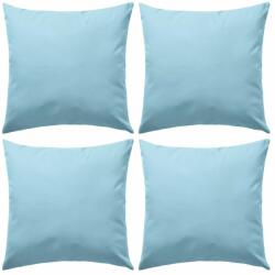 vidaXL Perne de exterior, 4 buc. , albastru deschis, 45 x 45 cm (132299)