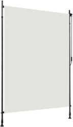 vidaXL Jaluzea tip rulou de exterior, crem, 150 x 270 cm (145941)