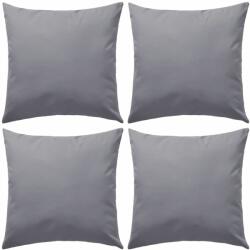 vidaXL Perne de exterior, 4 buc. , gri, 45 x 45 cm (132303)
